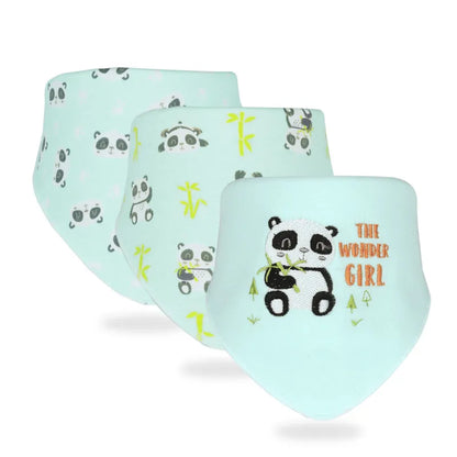 Adorable Baby Bib Scarf Set - Gentle Cotton Cloth