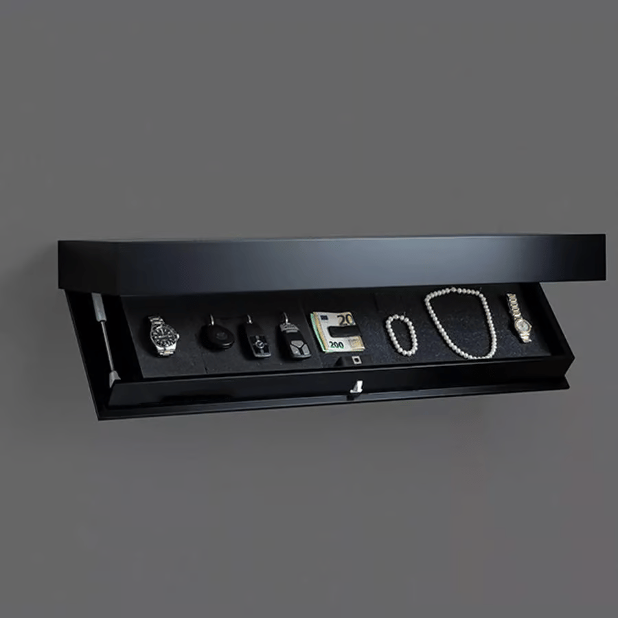 Secure Hidden Storage Wooden Cabinet
