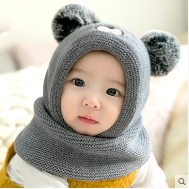 Cozy Baby Animal Hat - Soft Warm Knitted Beanie
