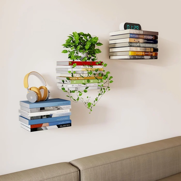 Magical Floating Bookshelf Decor (2 Pack)