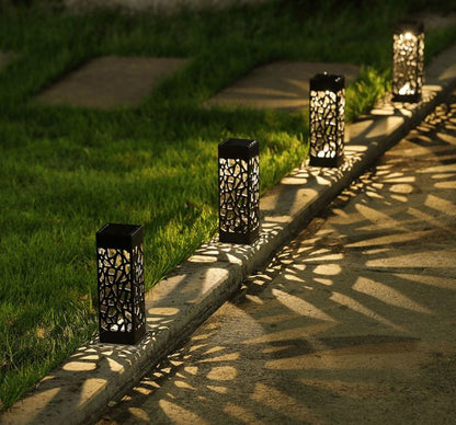 Solar Powered Outdoor LED Lamp Post - Fesara