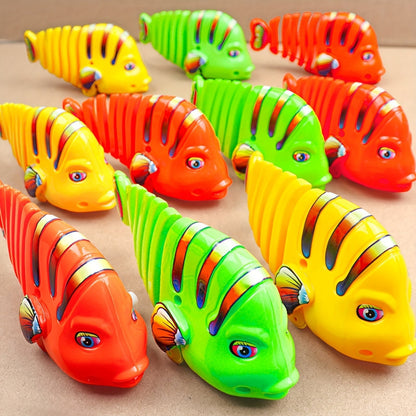 Colorful Winding Fish Shape Toy