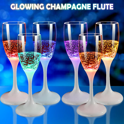 Colorful LED Party Cups | Reusable Glow Glasses 4-8oz