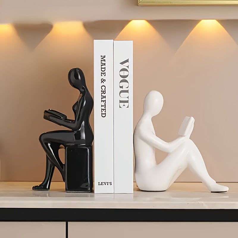 Stylish Ceramic Book Ends for Modern Home Decor
