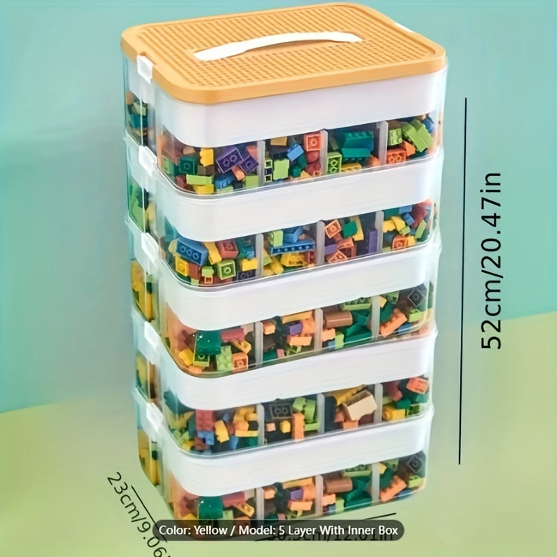 Collapsible Plastic Storage Bin with Lid
