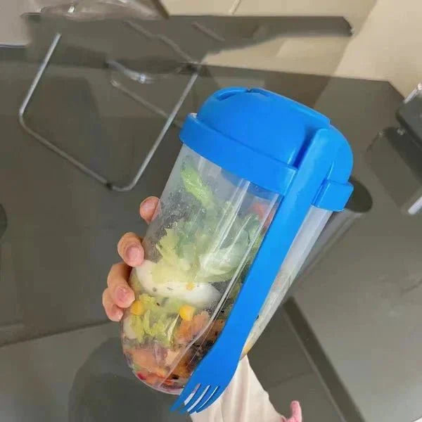 Portable Salad Container Bowl