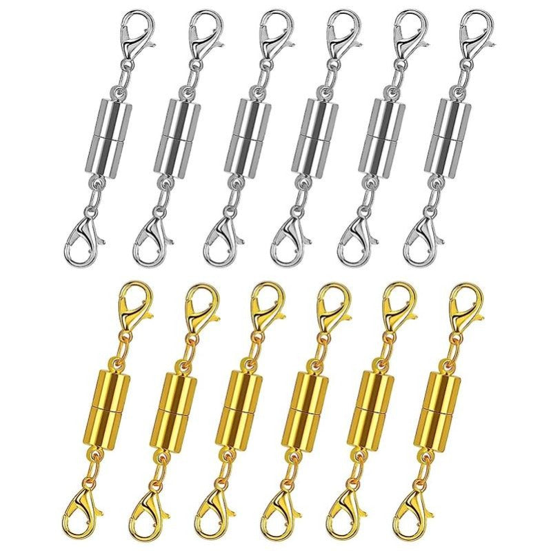 Adjustable Magnetic Jewelry Extender Clasps
