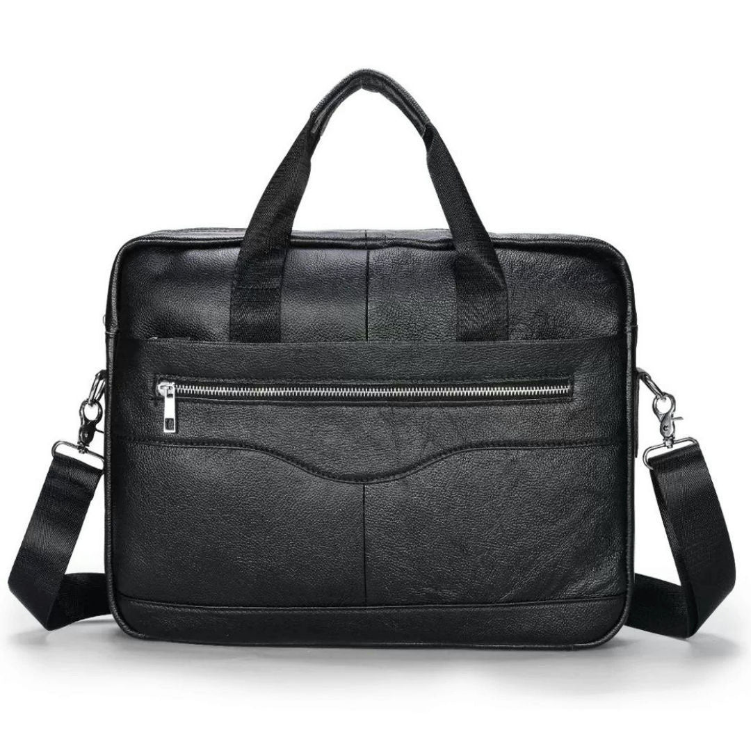 Authentic Leather Mens Crossbody Bag - Adjustable Strap