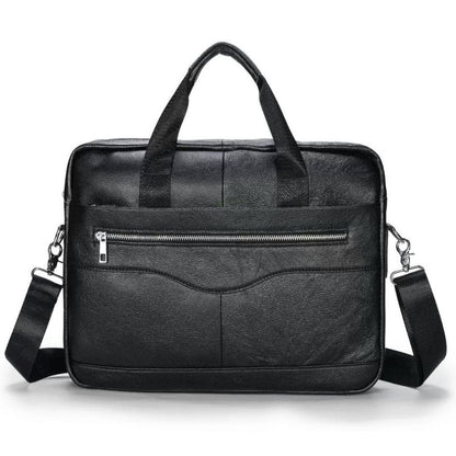 Authentic Leather Mens Crossbody Bag - Adjustable Strap