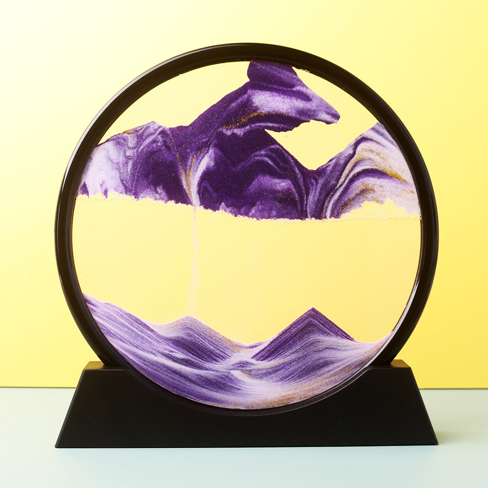 Colorful Kinetic Sand Art Frame