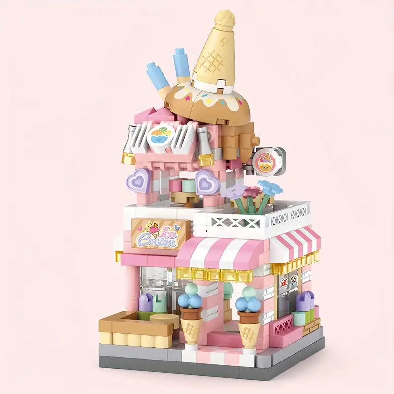 Mini City Building Blocks Set