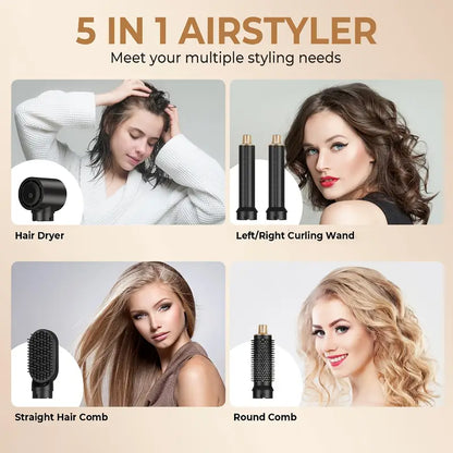 Multi Functional 5 in 1 Hair Styler Kit