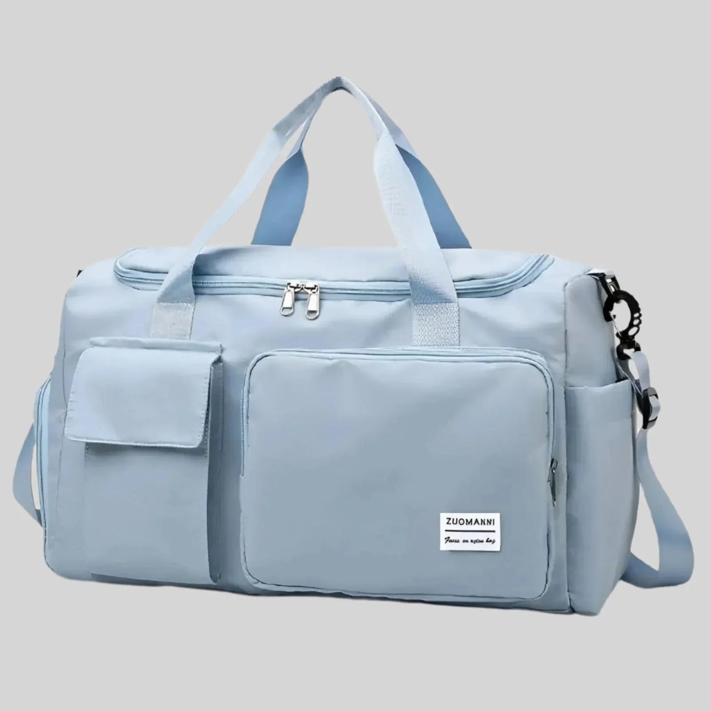 Large Waterproof Sports Duffel Bag with Shoe Pocket