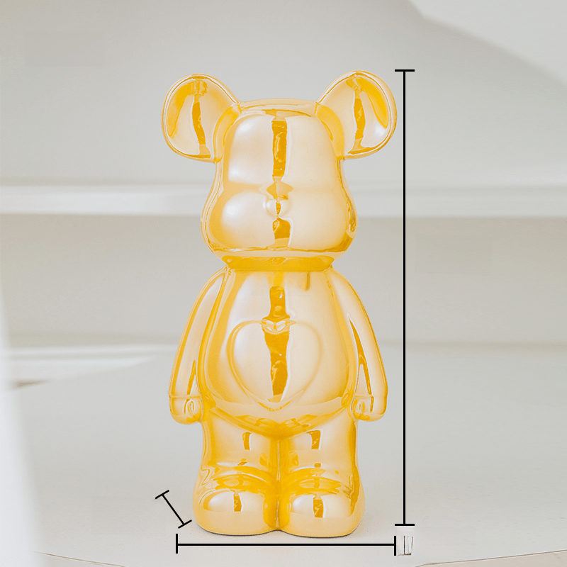Cute Teddy Bear Figurine for Home Decor