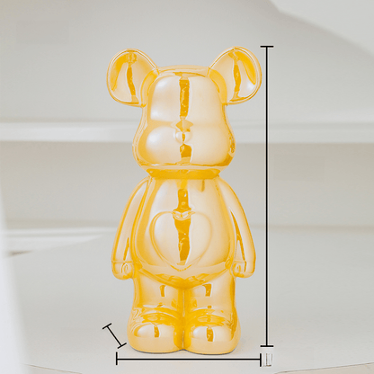 Cute Teddy Bear Figurine for Home Decor
