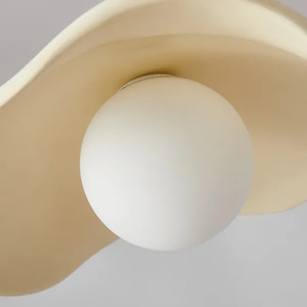 Elegant Natural Leaf Hanging Lamp