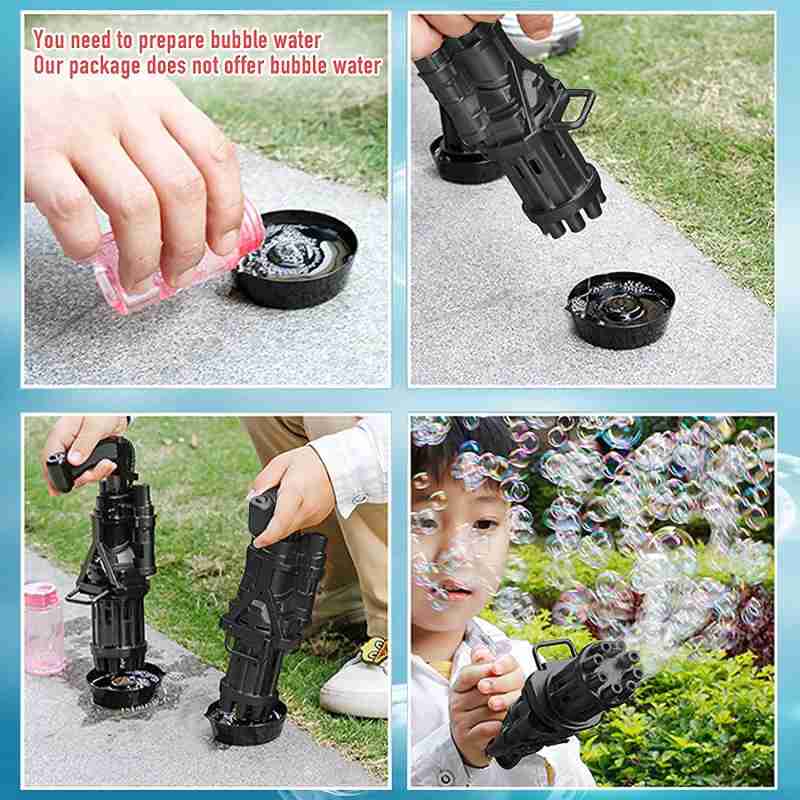Fun Kids Electric Bubble Blower 2-Pack
