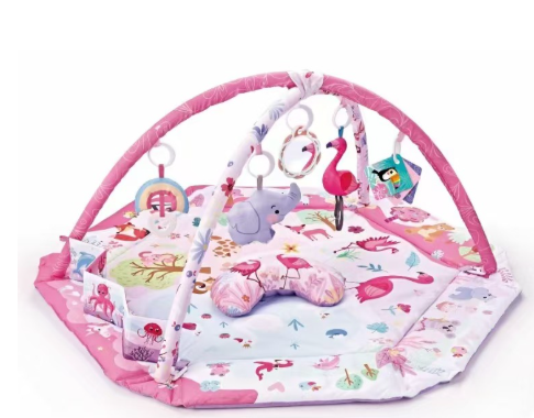 Colorful Baby Play Gym Mat with Sensory Toys