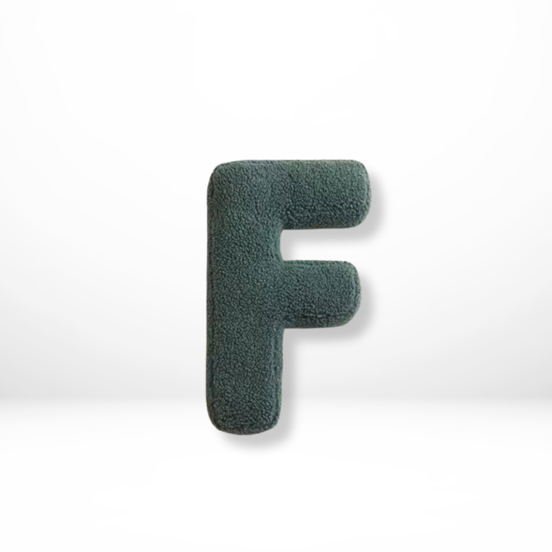 Soft Velvet Letter Pillow With Alphabet A-Z