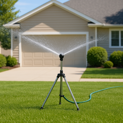 Easy Rotate Garden Sprinkler on Stand - Fesara