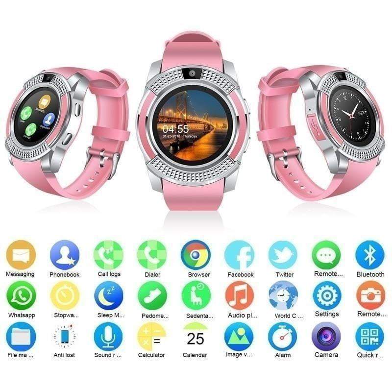 V8 Smart Bluetooth Wrist Watch