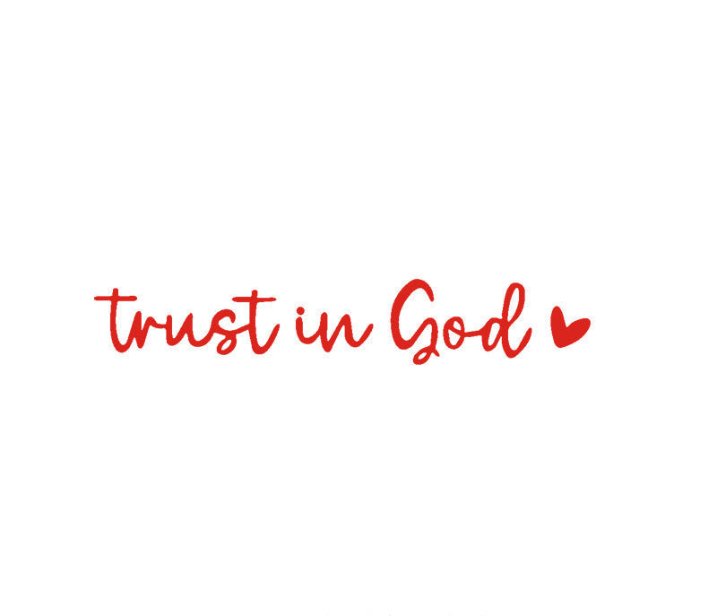 Faith Inspirational Car Mirror Sticker