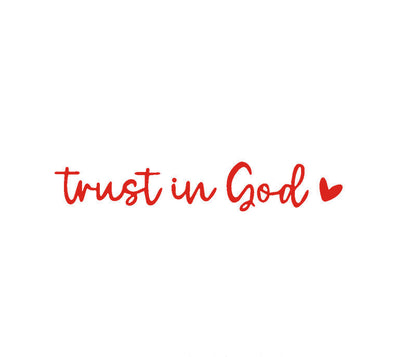 Faith Inspirational Car Mirror Sticker
