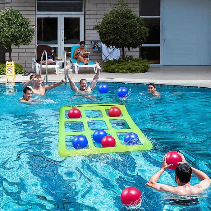 Fun Pool Float Tic Tac Toe Game