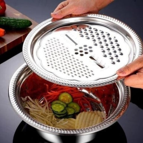 Premium Metal Fine Mesh Colander Set