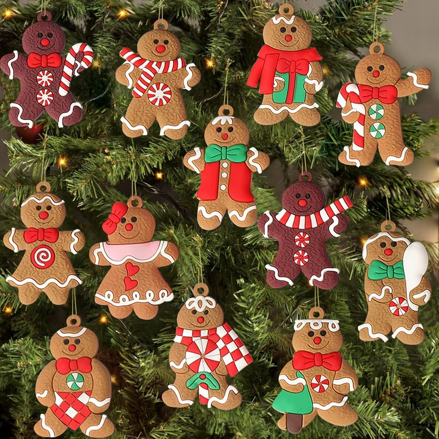 Delicious Christmas Cookie Tree Decorations Set - Fesara