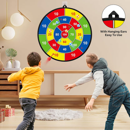 Colorful Kids Dartboard Play Set