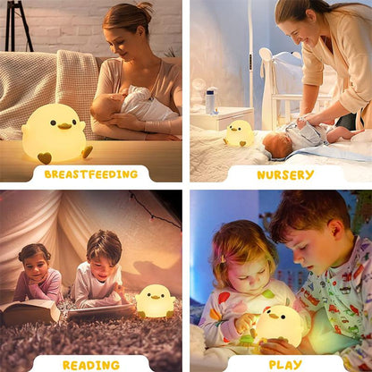 Soothing Kids Bedroom Lamp with Dimmable Night Light