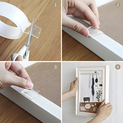 Clear Adhesive Double Sided Tape Ribbon