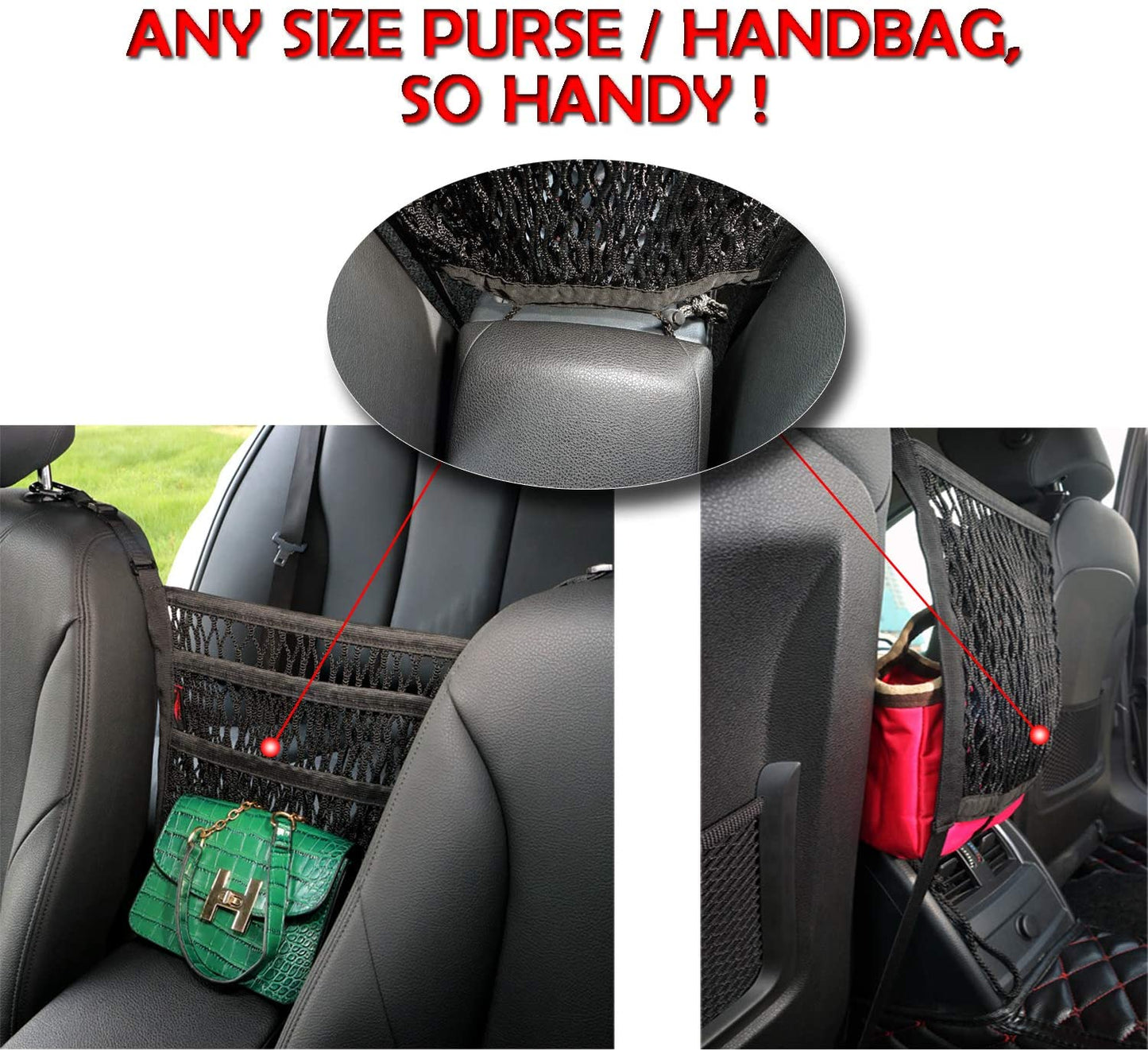 Premium Car Storage Net Organizer