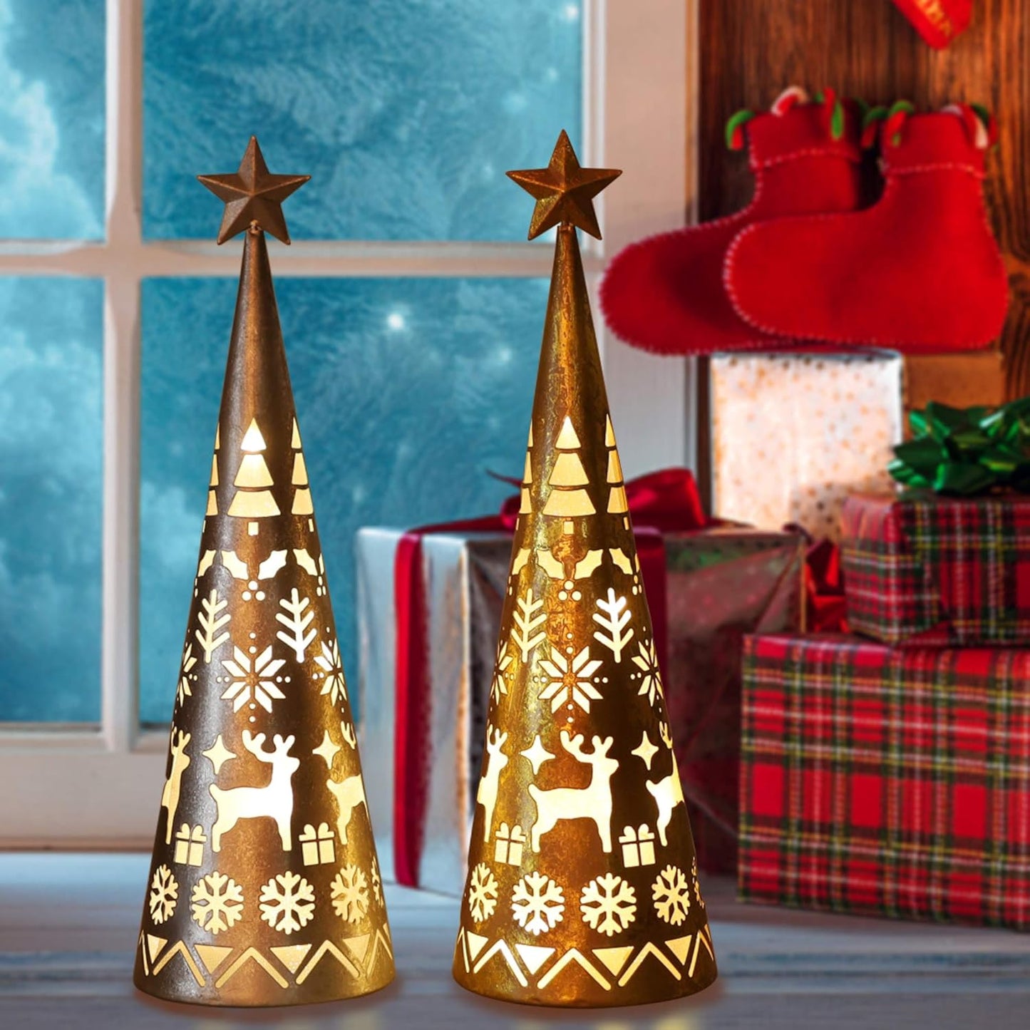 Sparkling LED Table Decor Set (2 Pack) - Fesara