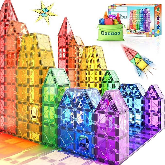 Colorful Kids Magnetic Building Blocks Set - Fesara