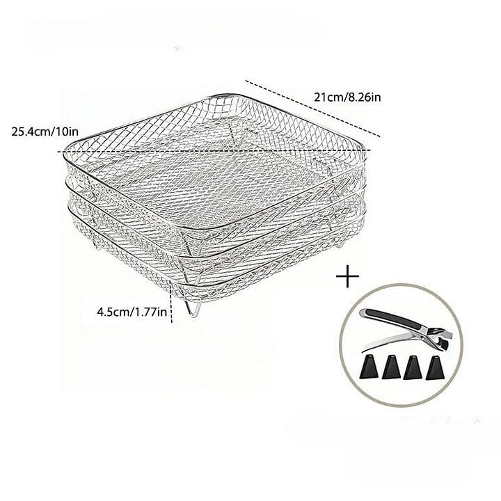 Space Saving 3 Tier Air Fryer Holder