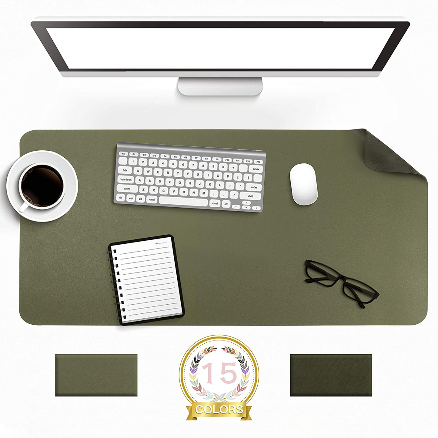 Durable Office Desk Mat Waterproof Leather Pad Protector
