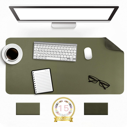 Durable Office Desk Mat Waterproof Leather Pad Protector