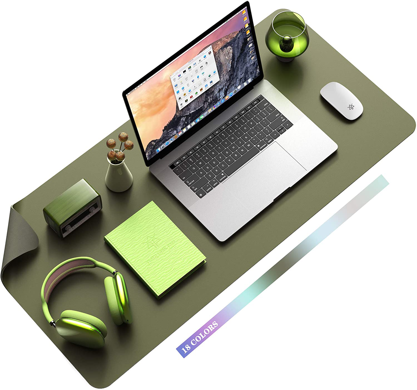 Durable Office Desk Mat Waterproof Leather Pad Protector