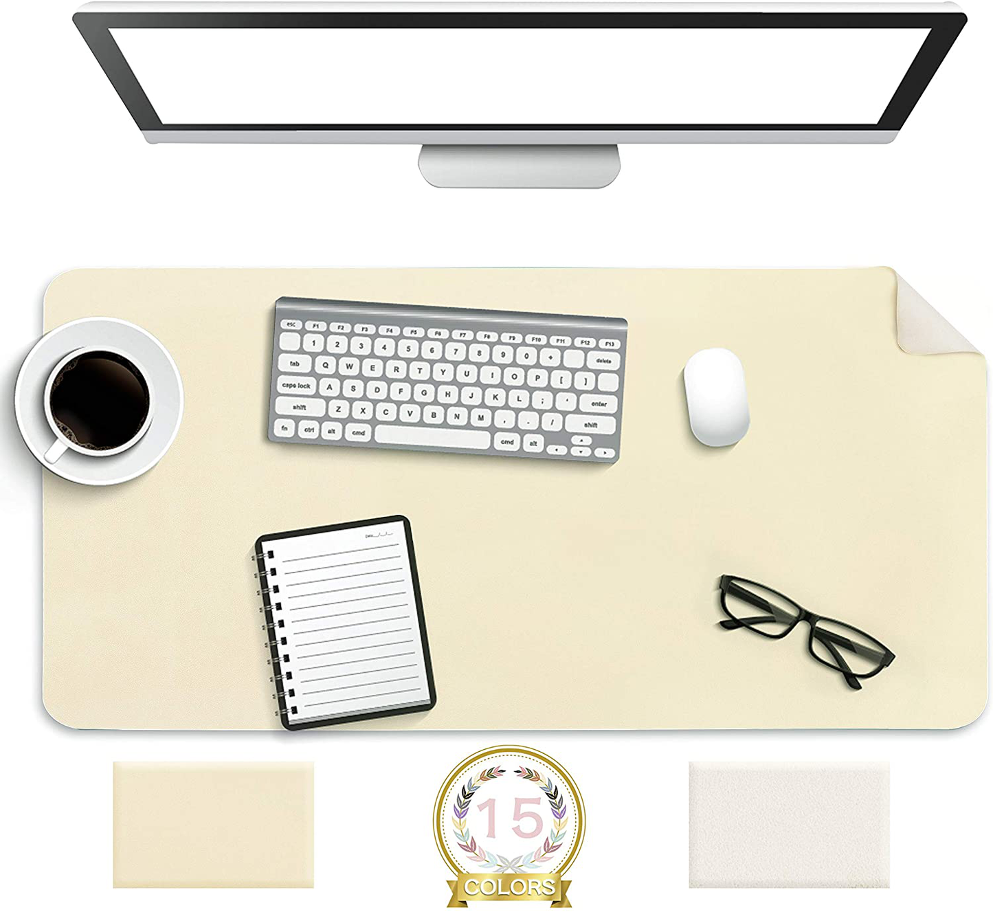 Durable Office Desk Mat Waterproof Leather Pad Protector