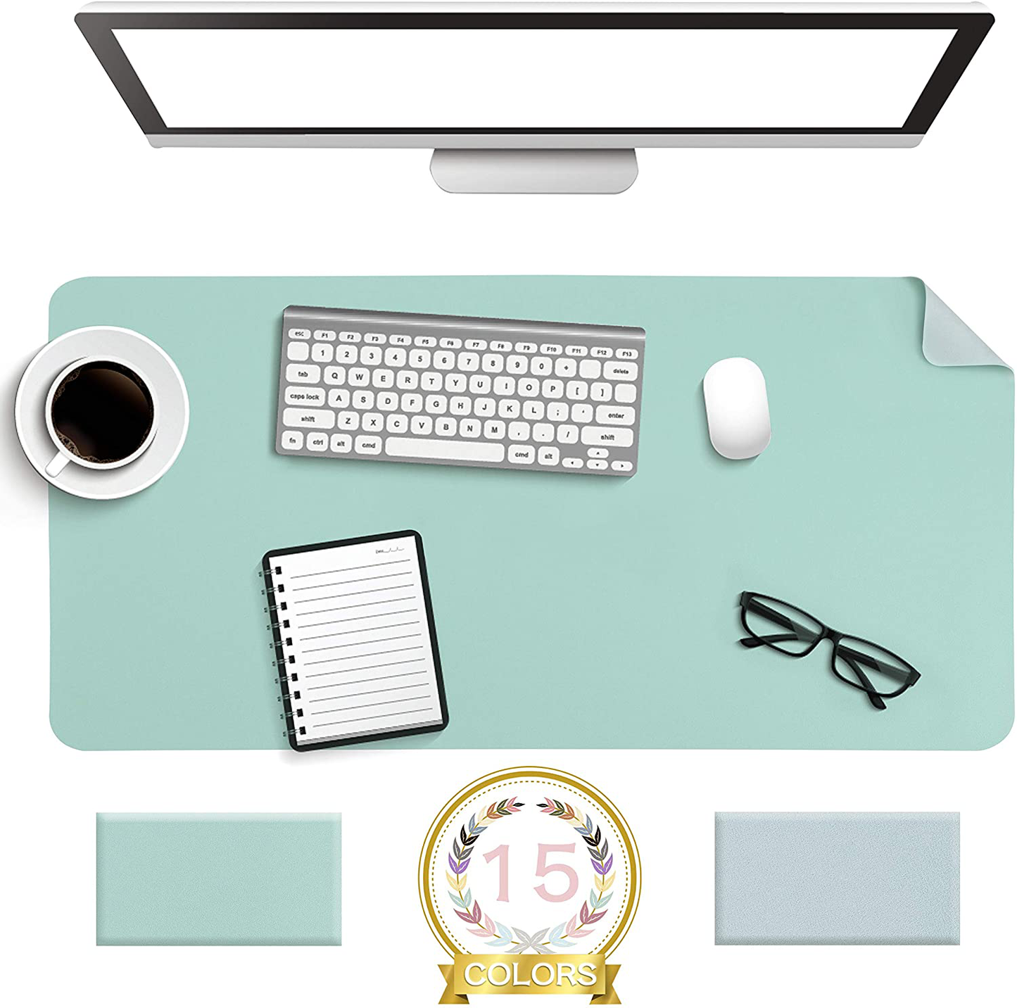 Durable Office Desk Mat Waterproof Leather Pad Protector