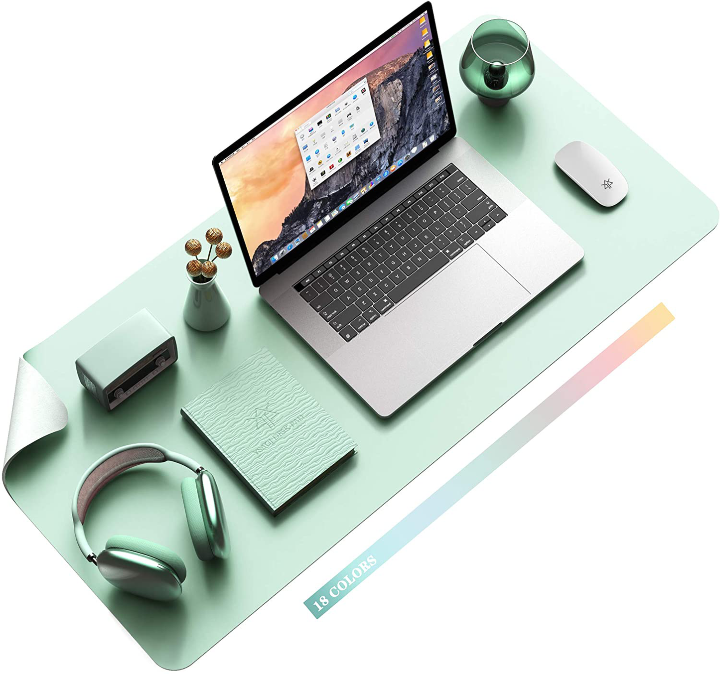 Durable Office Desk Mat Waterproof Leather Pad Protector