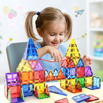 Colorful Kids Magnetic Building Blocks Set