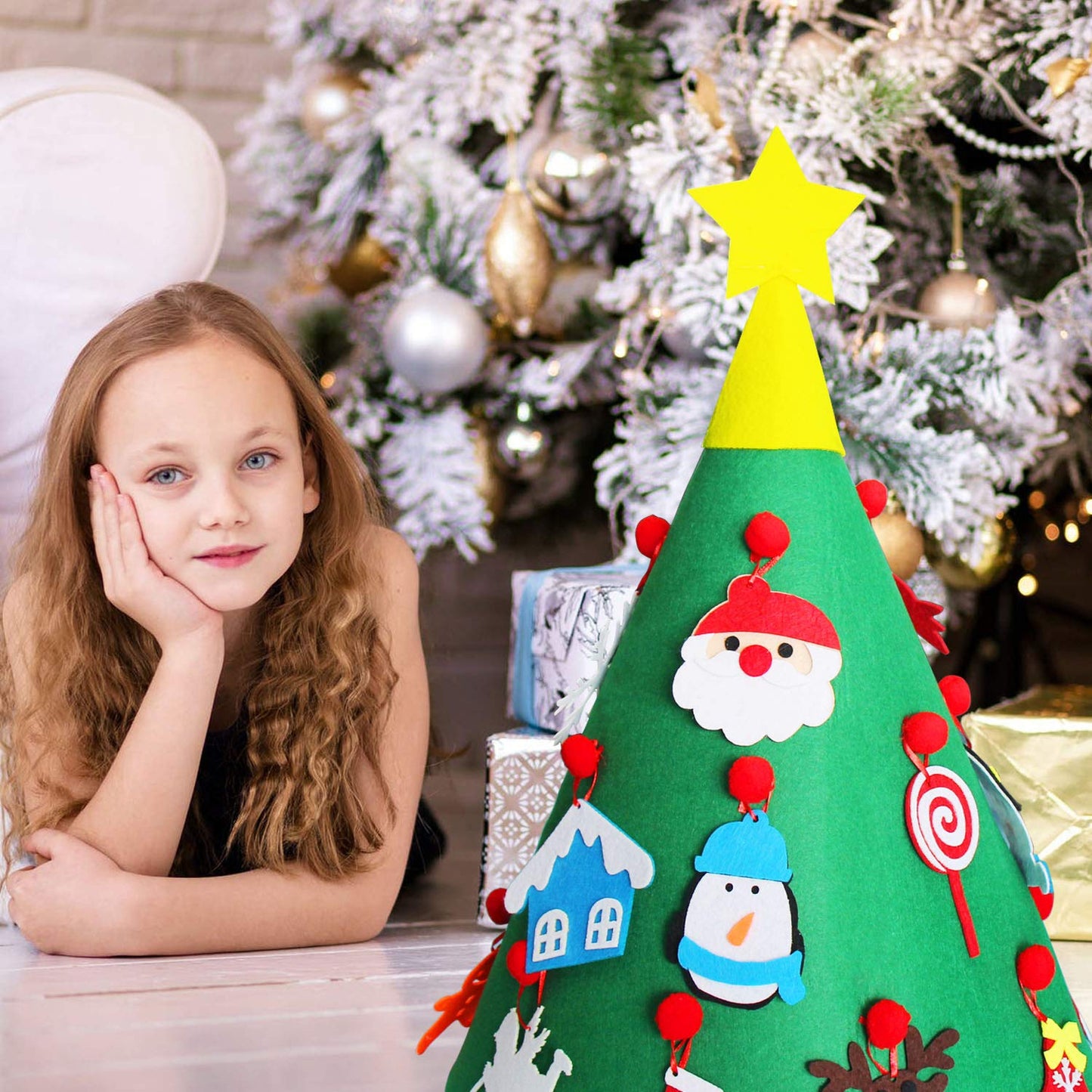 Fun 3D Christmas Tree Montessori Toy Set