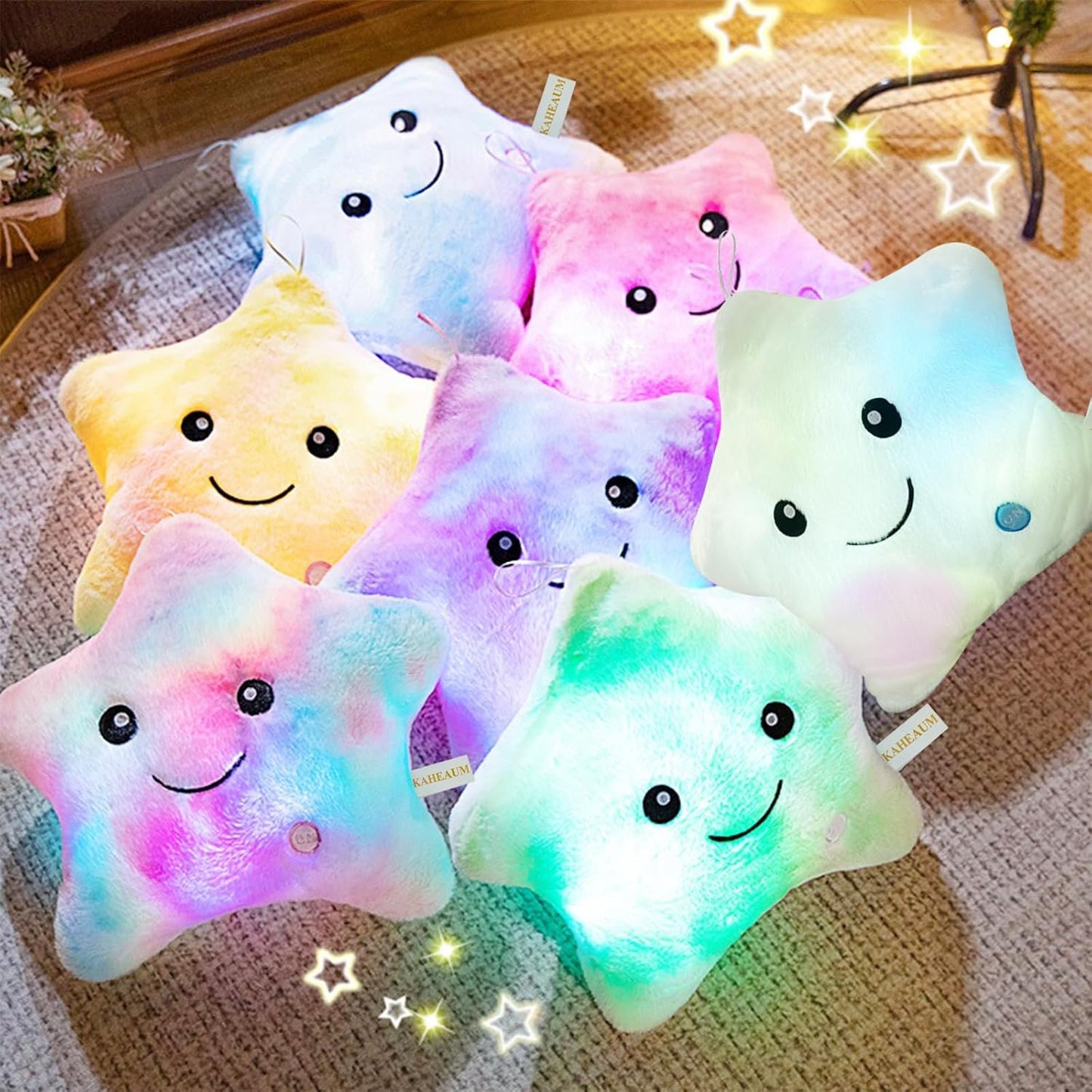 Fesara | Colorful LED Soft Plush Pillow for Children