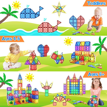 Colorful Kids Magnetic Building Blocks Set
