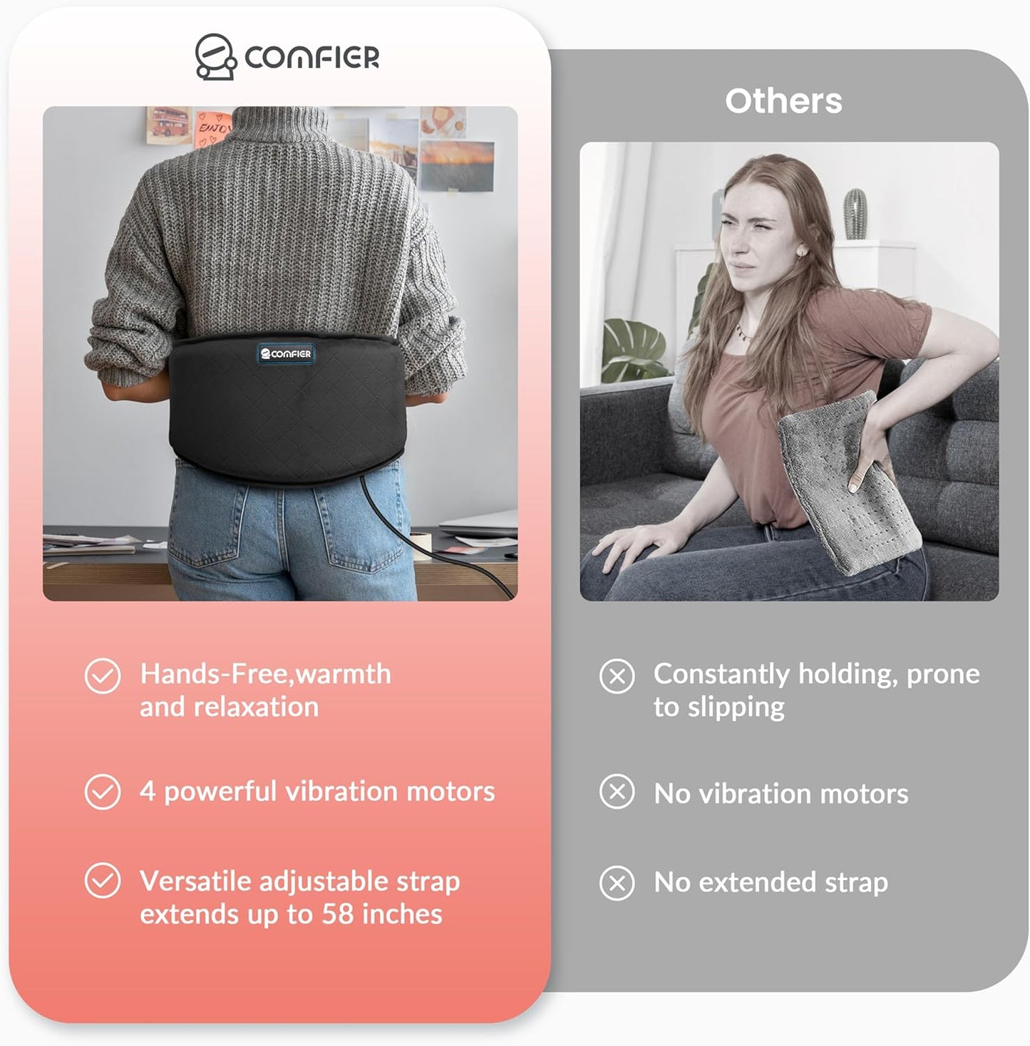 Warm Relief Back Pain Heating Pad