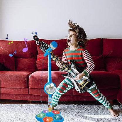 Fun Kids Microphone with Adjustable Music Stand