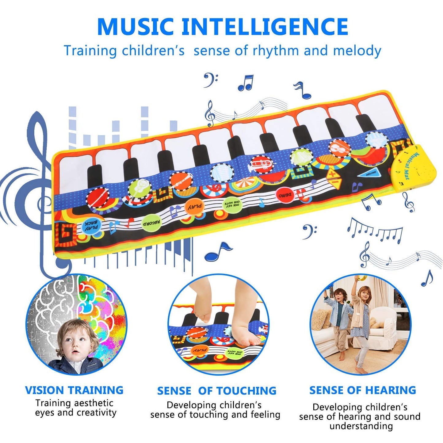 Fun Musical Play Mat for Baby and Toddler